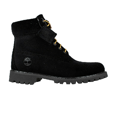 Pre-owned Off-white Timberland X Off White Velvet Boots 'black'