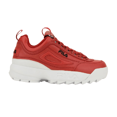 Pre-owned Fila Wmns Disruptor 2 Premium 'red'