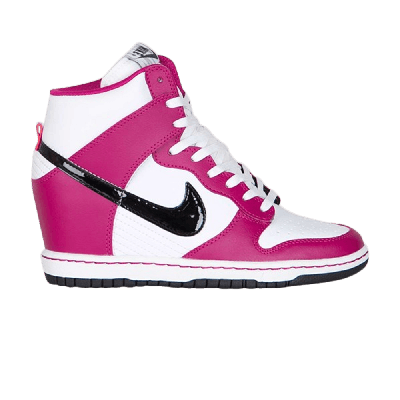 Pre-owned Nike Wmns Dunk Sky Hi 'bright Magenta' In Purple