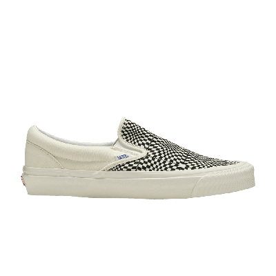 Pre-owned Vans Slip-on 98 Dx 'checkerboard' In Black