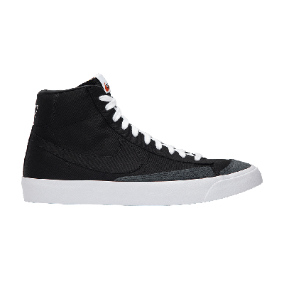 Pre-owned Nike Blazer Mid '77 Canvas 'black'