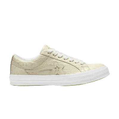 Pre-owned Converse Golf Le Fleur X One Star Low 'gator Collection - Frozen Dew' In Tan
