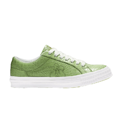 Pre-owned Converse Golf Le Fleur X One Star Low 'gator Collection - Forest Green'