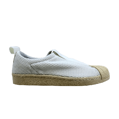 Pre-owned Adidas Originals Wmns Superstar Bw35 Slip-on 'white'