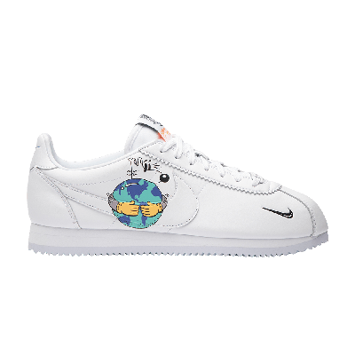 Pre-owned Nike Steve Harrington X Cortez Flyleather Qs 'earth Day' In White
