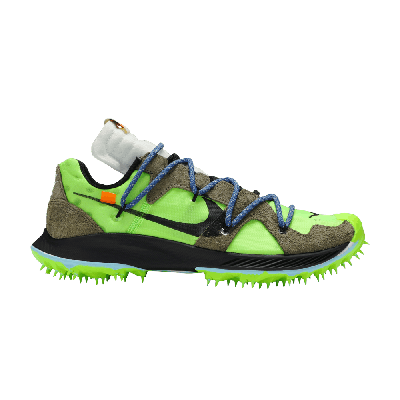 Pre-owned Nike Off-white X Wmns Air Zoom Terra Kiger 5 'athlete In Progress - Electric Green'