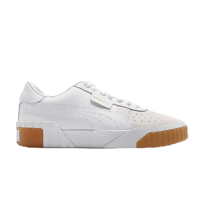 Pre-owned Puma Wmns Cali Exotic 'white'
