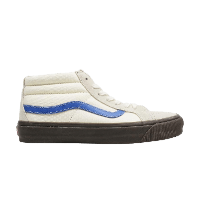 Pre-owned Vans Sk8-mid Lx Suede 'white Asparagus' In Blue