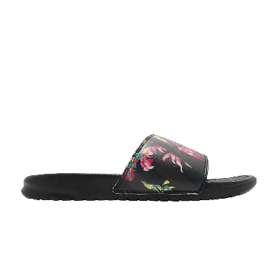 Pre-owned Nike Benassi Jdi Print 'black'