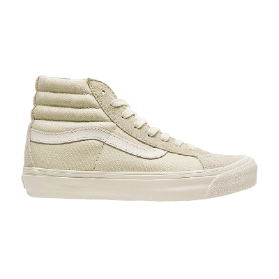 Pre-owned Vans Sk8-hi Lx Suede Canvas 'pearl Marshmallow' In Cream