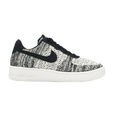 Pre-owned Nike Air Force 1 Flyknit Low 2.0 'oreo' In Black