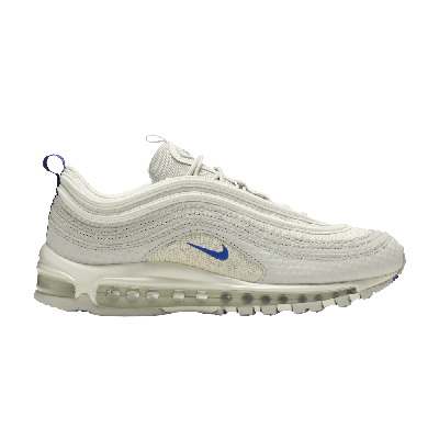 Pre-owned Nike Air Max 97 Premium 'platinum Racer Blue' In White