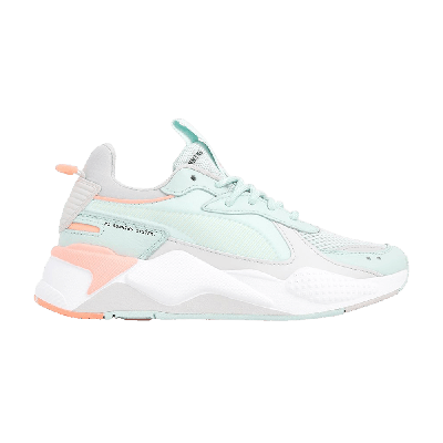 Pre-owned Puma Wmns Rs-x Tracks 'fair Aqua' In Blue