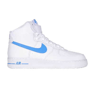 Pre-owned Nike Air Force 1 High '07 'photo Blue' In White