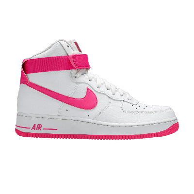 Pre-owned Nike Wmns Air Force 1 High 'white Fuchsia' In Pink