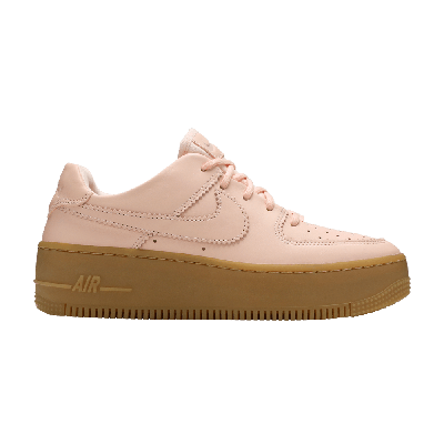 Pre-owned Nike Wmns Air Force 1 Sage Low 'coral Gum' In Pink