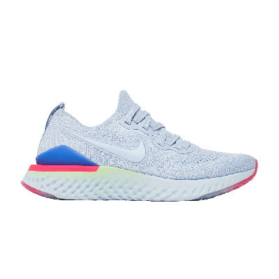 Pre-owned Nike Wmns Epic React Flyknit 2 'hydrogen Blue'