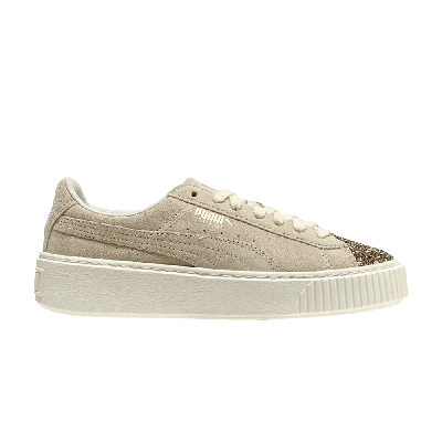 Pre-owned Puma Wmns Suede Platform 'crushed Gem' In Tan