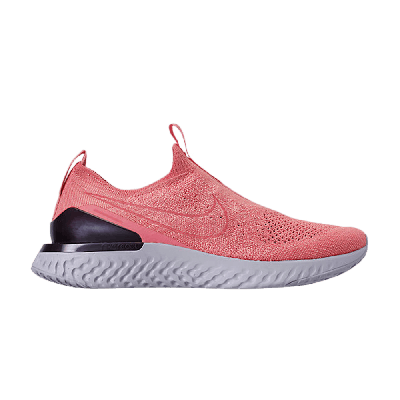 Pre-owned Nike Wmns Epic Phantom React Flyknit 'bright Melon' In Orange