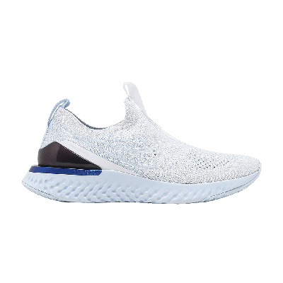 Pre-owned Nike Wmns Epic Phantom React Flyknit 'hydrogen Blue'
