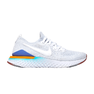 Pre-owned Nike Wmns Epic React Flyknit 2 'dream It, Do It' In White