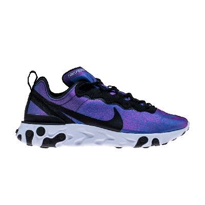 Pre-owned Nike React Element 55 Premium 'sunset' In Purple