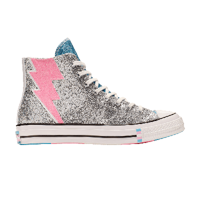 Pre-owned Converse Chuck 70 Hi 'pride Shimmering Silver'
