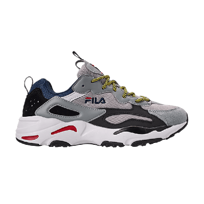 Pre-owned Fila Ray Tracer 'highrise Black' In Grey