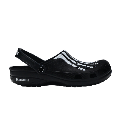 Pre-owned Crocs Pleasures X Clog 'skeleton' In Black