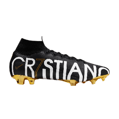 Pre-owned Nike Mercurial Superfly 6 Elite Cr7 Fg 'black Vivid Gold'