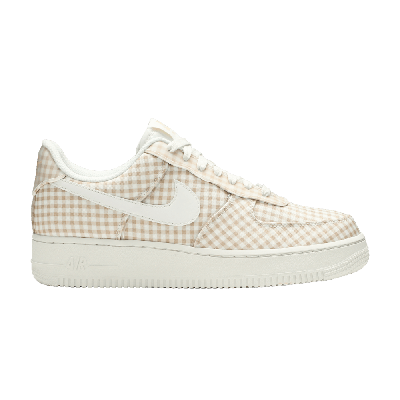 Pre-owned Nike Wmns Air Force 1 Low Qs 'gingham Pack - Beige' In Tan