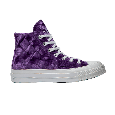 Pre-owned Converse Golf Le Fleur X Chuck 70 Hi 'quilted Velvet Tillandsia Purple'