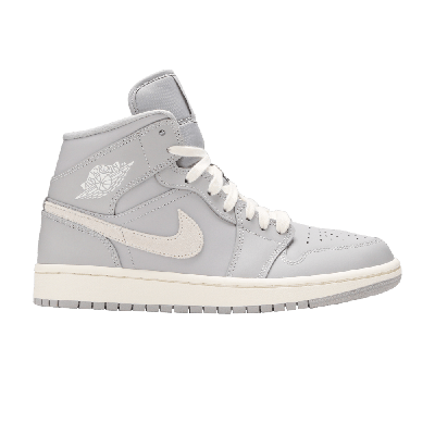 Pre-owned Air Jordan Wmns  1 Mid 'grey Light Bone'