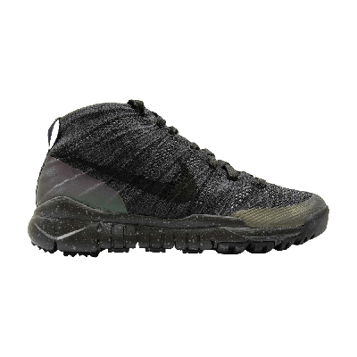 Pre-owned Nike Wmns Flyknit Trainer Chukka 'black Anthracite'