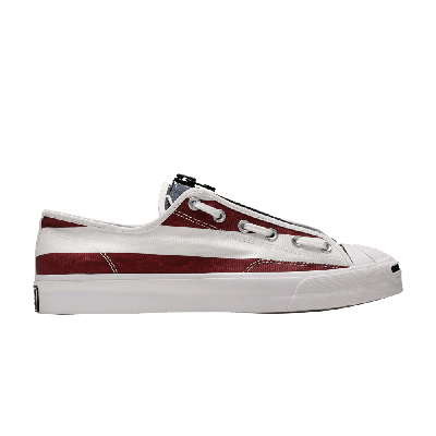 Pre-owned Converse Thesoloist X Jack Purcell Zip Ox 'americana' In Red