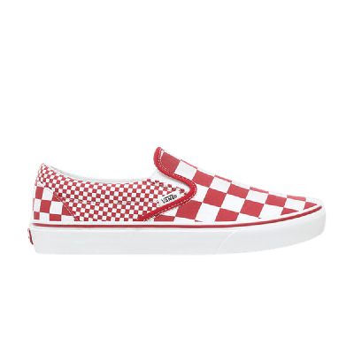 Pre-owned Vans Classic Slip-on 'red Mix Checker'