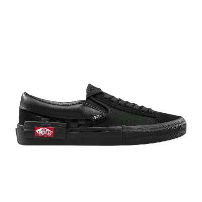 Pre-owned Vans Slip-on Cap 'black Checkerboard'