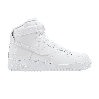 Pre-owned Nike Air Force 1 High Qs 'sheed Triple White'