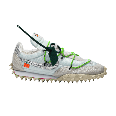 Pre-owned Nike Off-white X Wmns Waffle Racer 'electric Green'