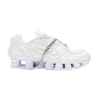 Pre-owned Nike Comme Des Garçons X Wmns Shox Tl 'white'