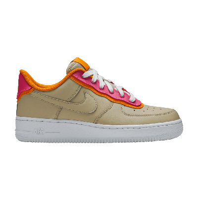 Pre-owned Nike Wmns Air Force 1 Low '07 Se 'double Layer - Desert Fuchsia' In Brown