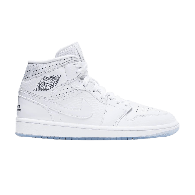 Pre-owned Air Jordan Wmns  1 Mid 'unité Totale' In White