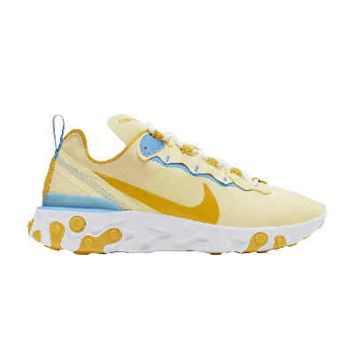 Pre-owned Nike Wmns React Element 55 In Yellow