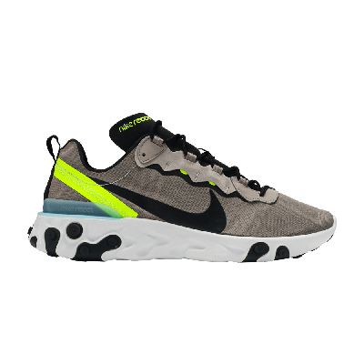 Pre-owned Nike React Element 55 'pumice' In Purple