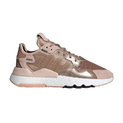 Pre-owned Adidas Originals Wmns Nite Jogger 'rose Gold' In Pink