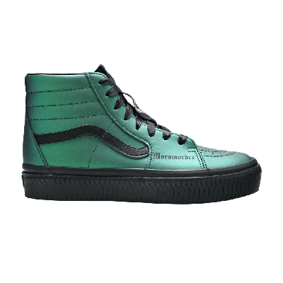 Pre-owned Vans Harry Potter X Sk8-hi Platform Rb 'morsmordre Dark Arts' In Green