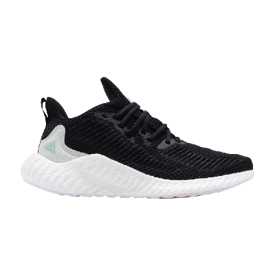 Pre-owned Adidas Originals Parley X Wmns Alphaboost 'linen Green' In Black