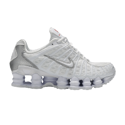 Pre-owned Nike Shox Tl 'metallic Silver' In White