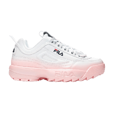 Pre-owned Fila Wmns Disruptor 2 Premium 'faded Pink' In White