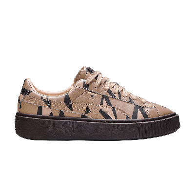Pre-owned Puma Naturel X Wmns Platform 'cheetah' In Brown